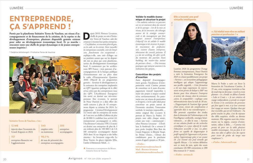 Article - MAGAZINE AVIGNON